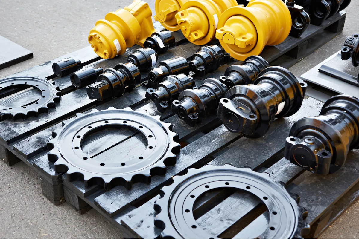 Heavy equipment spare parts sourced from Türkiye